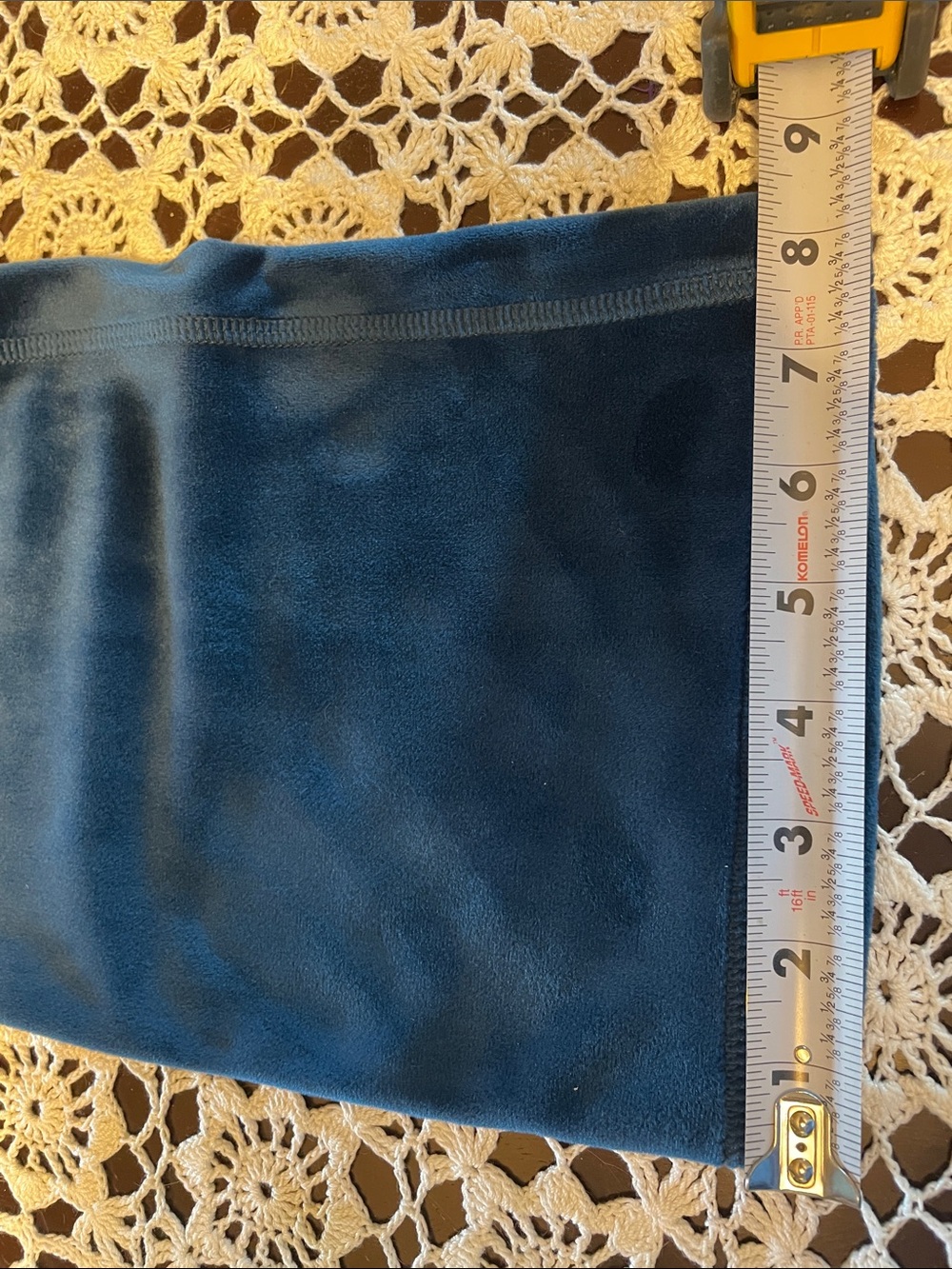 DKNY Women's Rich Blue Velour Hoodie and pants set - Picture 11 of 13